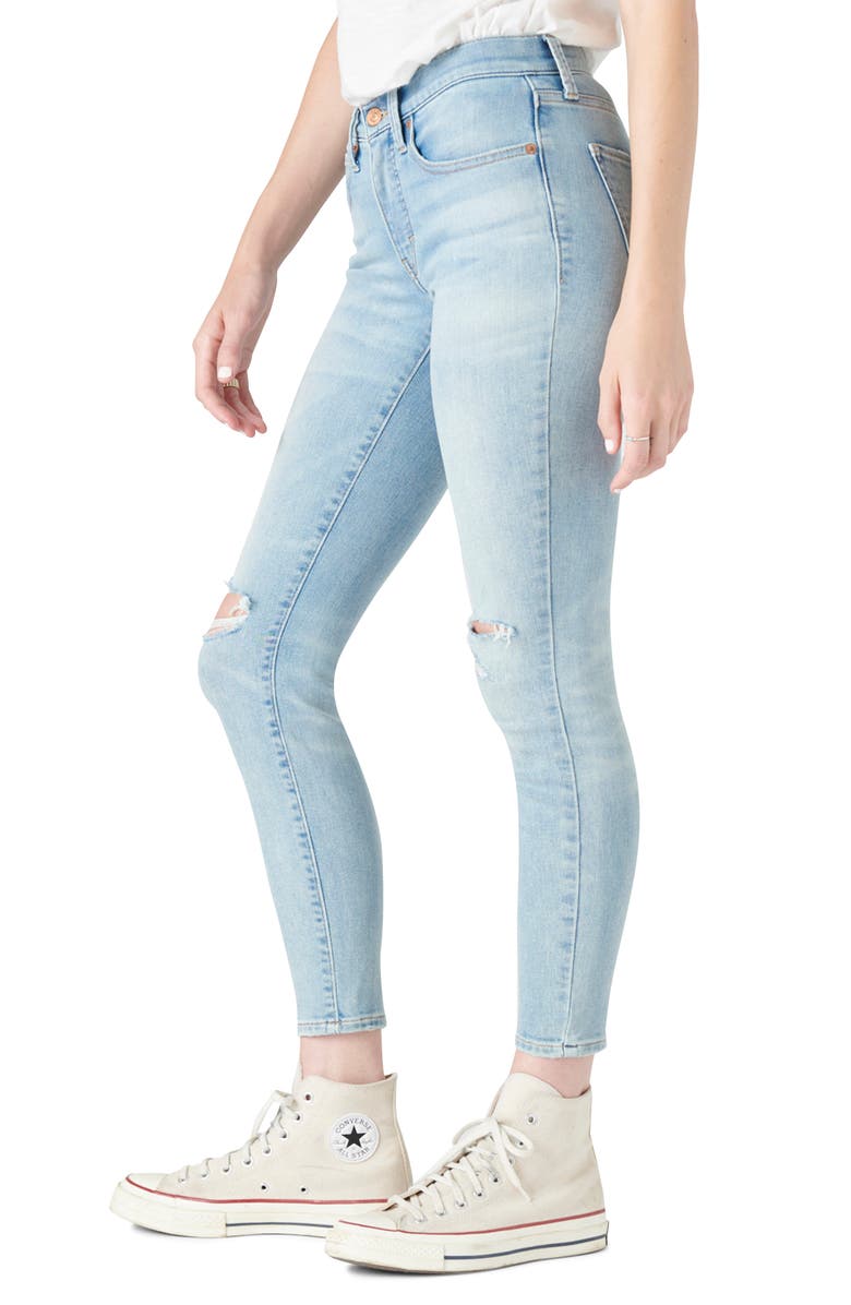 Lucky Brand Ava Ankle Skinny Jeans, Alternate, color, 