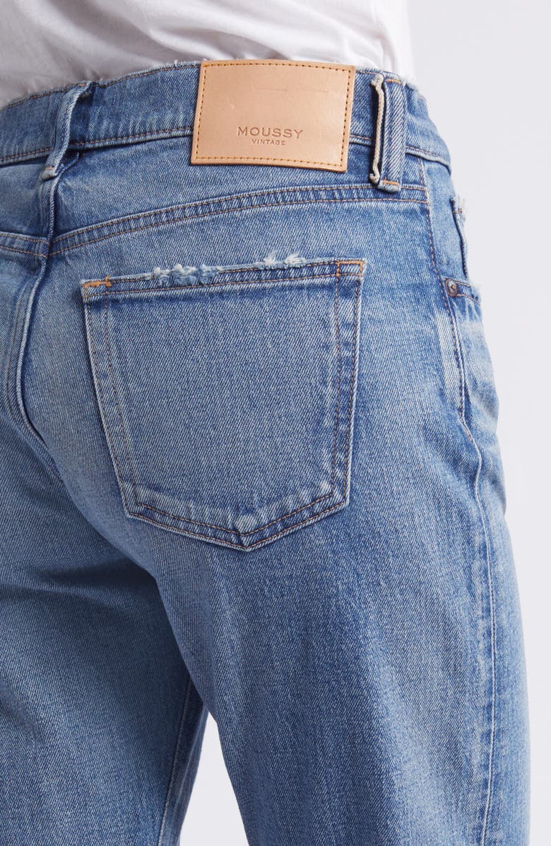 MOUSSY VINTAGE Groveland Slim Straight Leg Jeans, Alternate, color, Blue