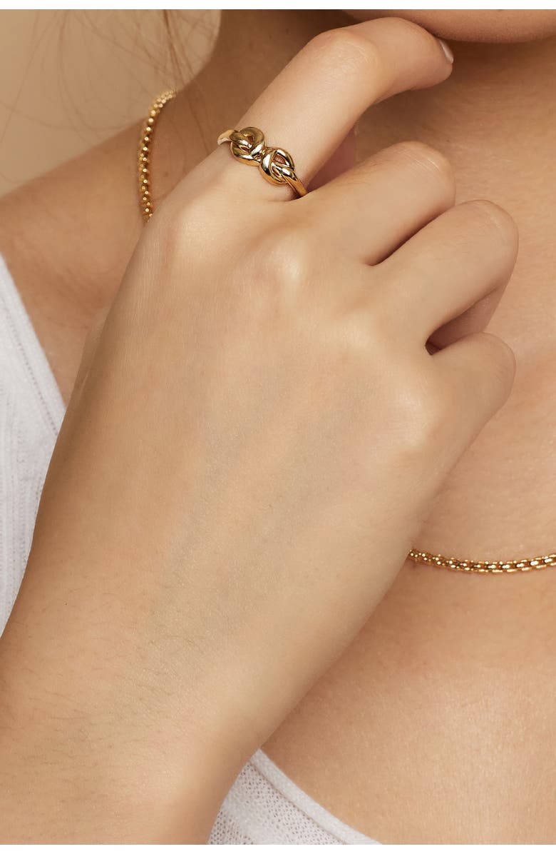 Oradina 10K Yellow Gold Soul Mate Ring, Alternate, color, Yellow Gold