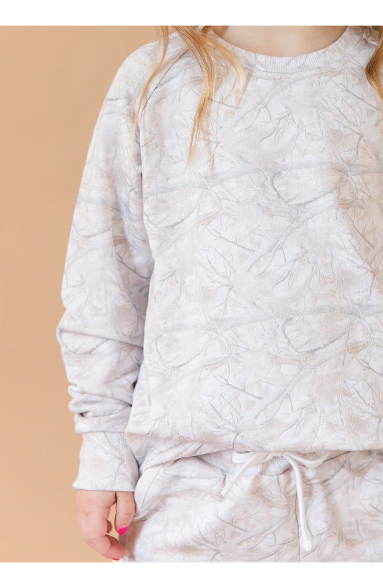 Charlie Lou Baby<sup>®</sup> Baby Sweatshirt and Jogger Set, Alternate, color, White Oak Camo