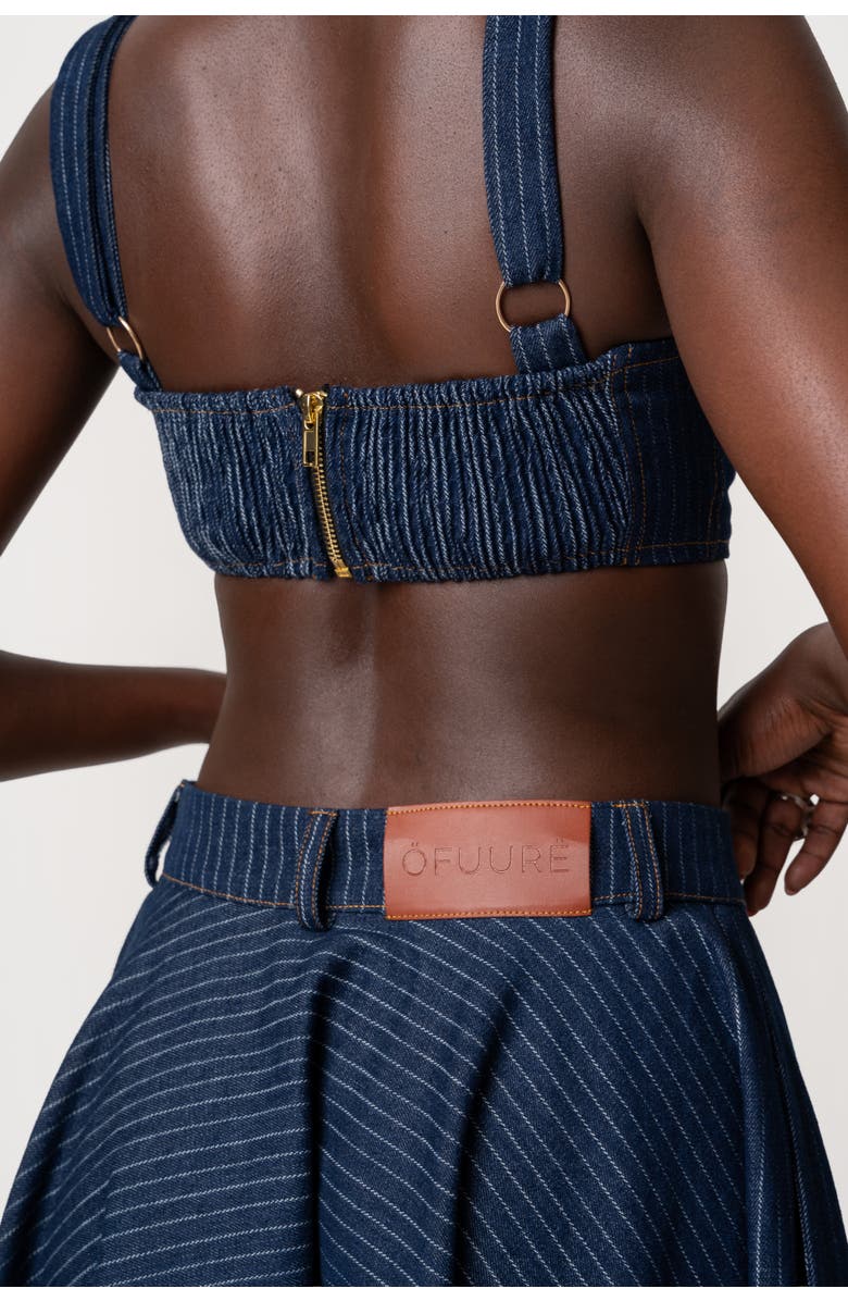 OFUURE Serena Crop Top, Alternate, color, Denim