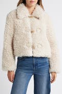 Lucky Brand Toggle Faux Fur Jacket
