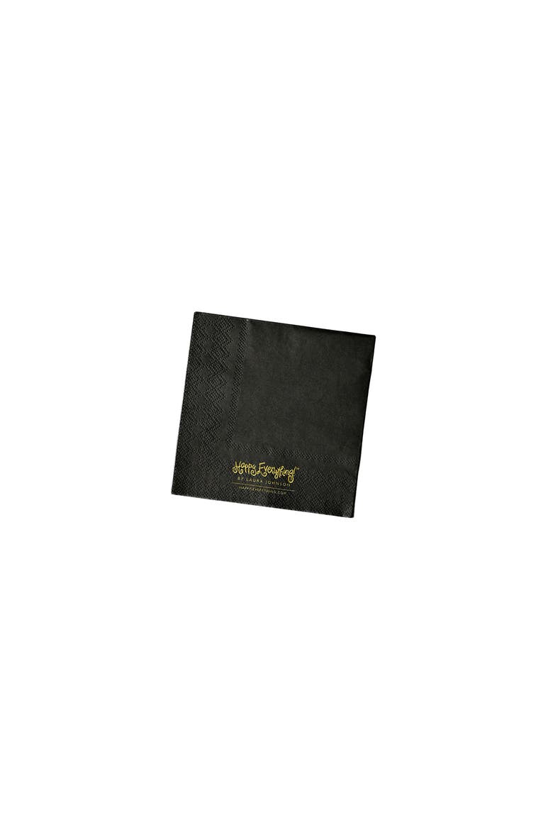 Ghost Cocktail Napkins Set of 20, Alternate, color, Black
