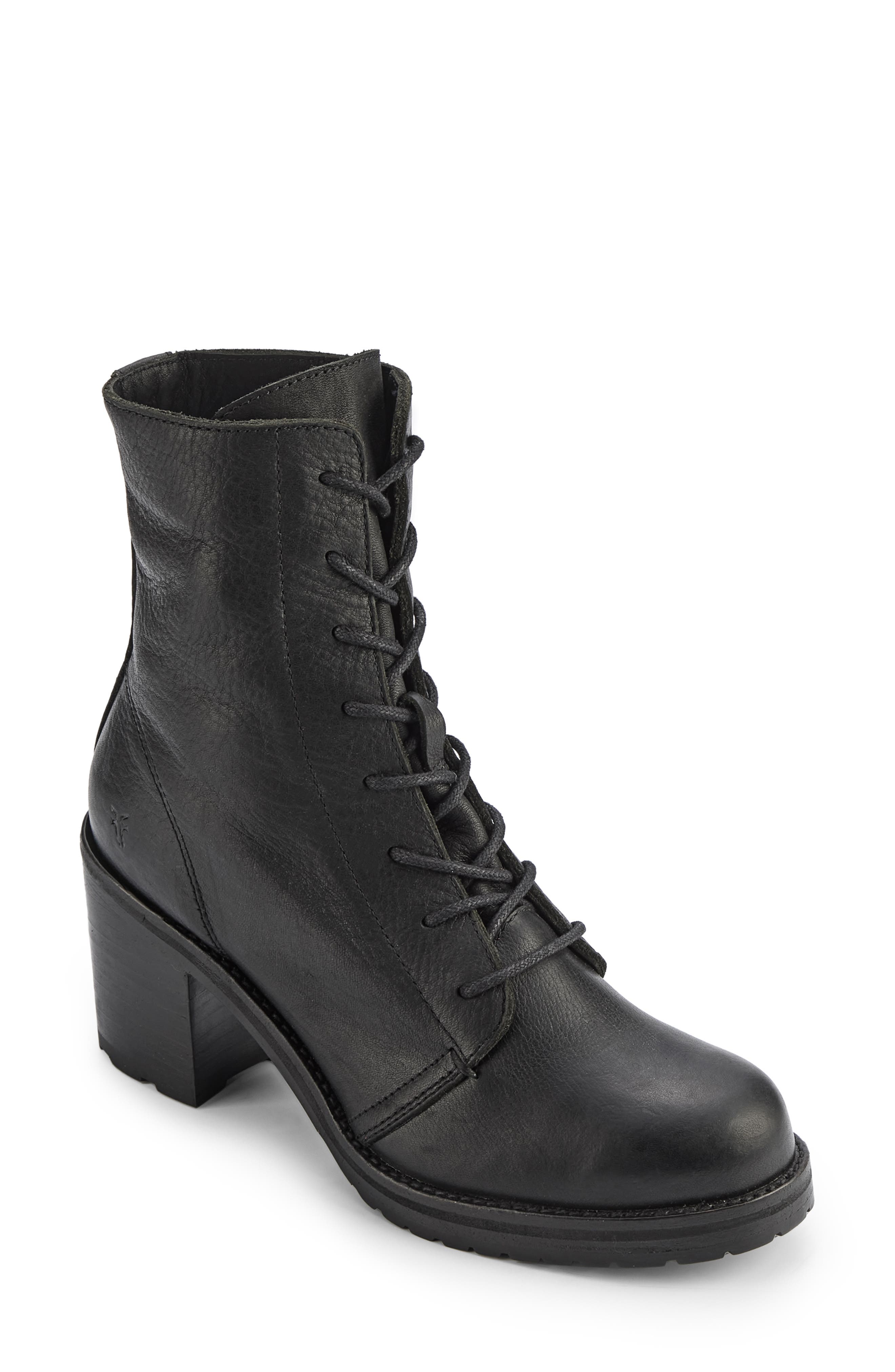 Frye Karen Combat Boot, Main, color, 