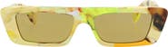 Gucci 54mm Retangular Sunglasses