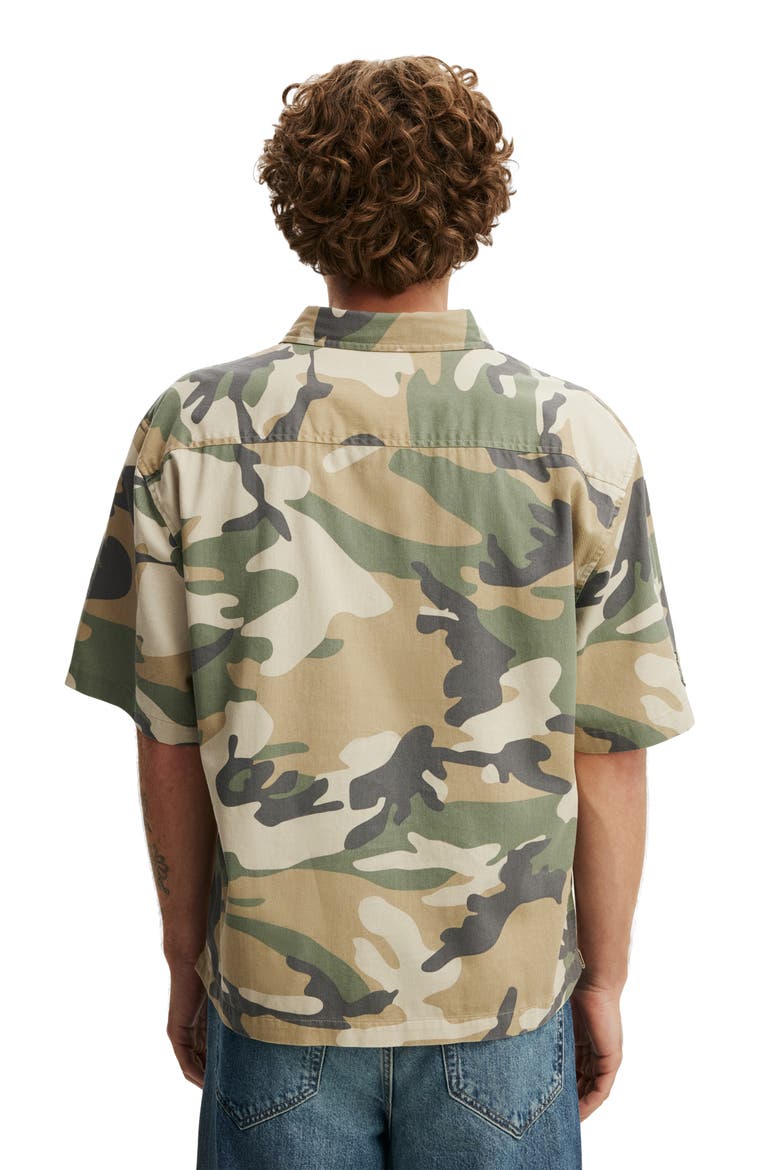 Men's Darcy Short Sleeve Shirt, Alternate, color, Sand Camo