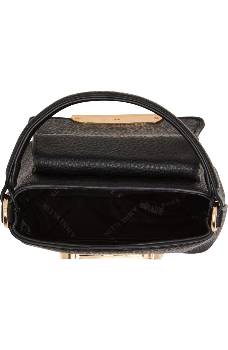 Anne Klein Mini Satchel Bag, Alternate, color, Black