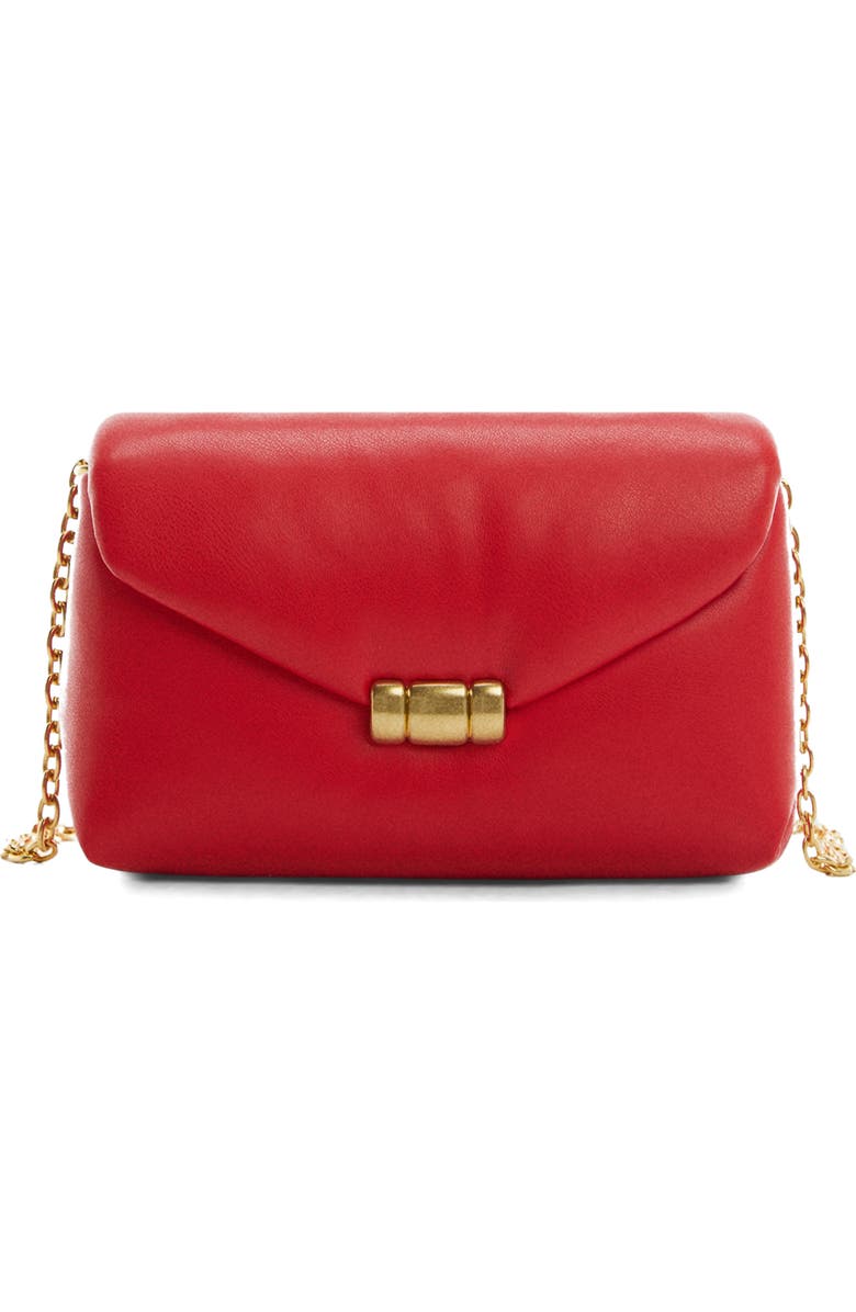 MANGO Envelope Faux Leather Crossbody Bag, Main, color,