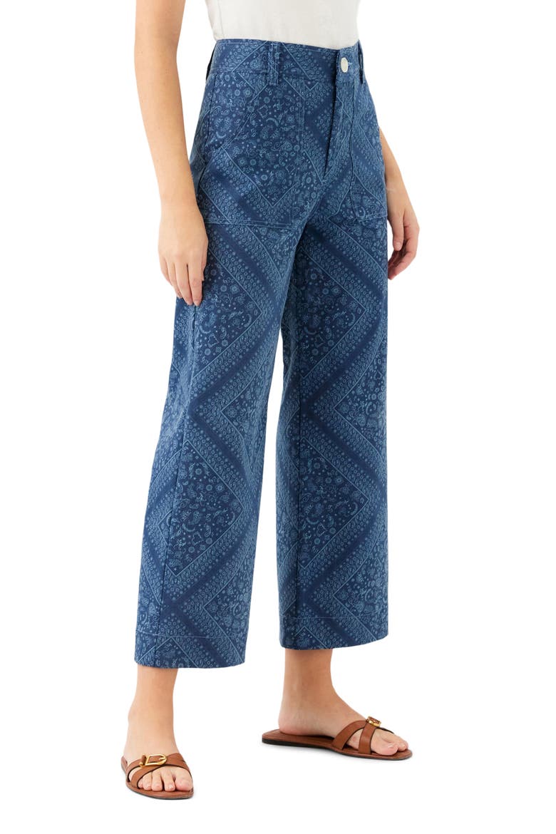 Rylee Wide Leg Crop Pants, Alternate, color, PRINT