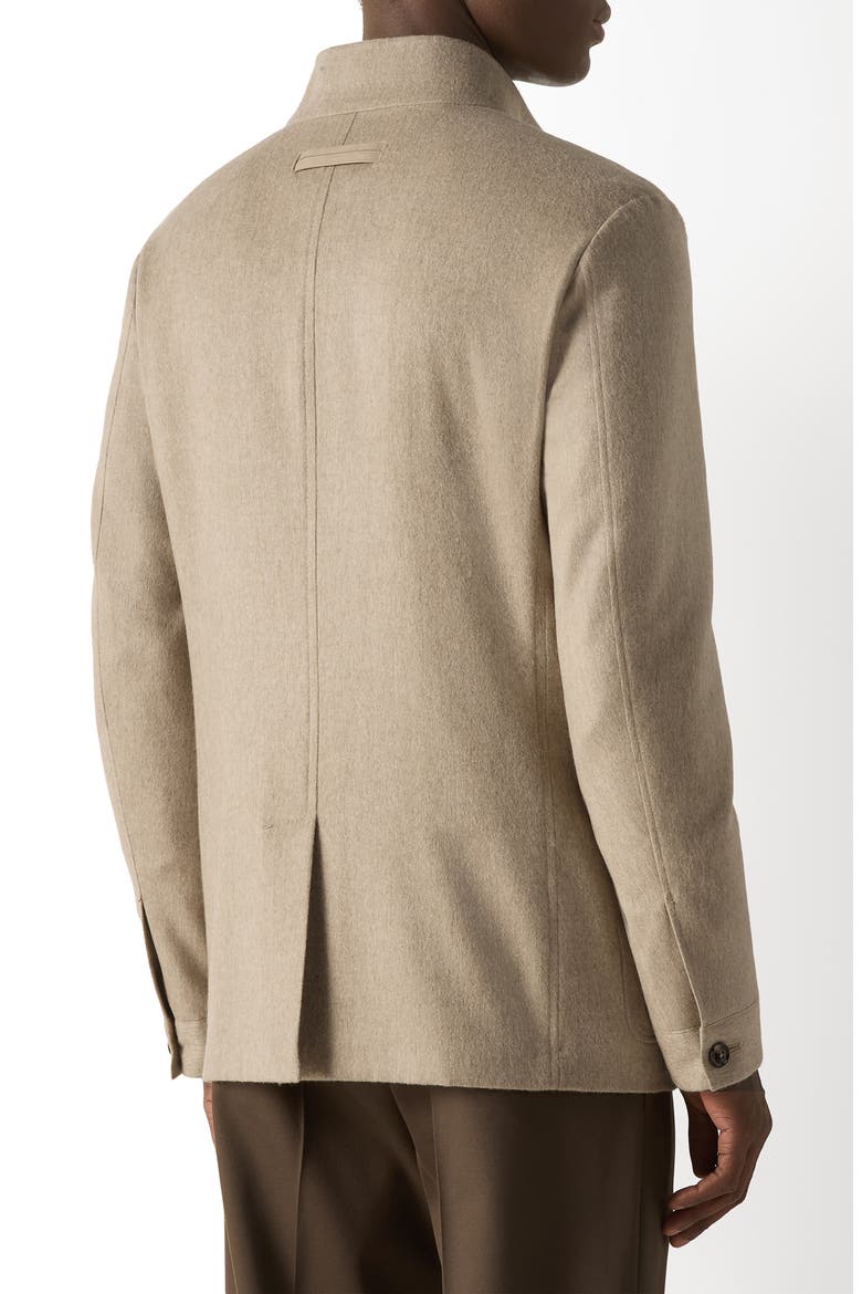 Oasi Il Conte Regular Fit Cashmere Chore Jacket, Alternate, color, LIGHT TAUPE