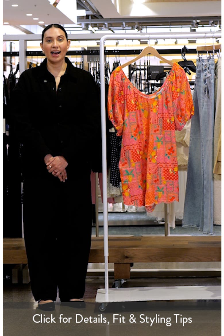 Ellery Printed Cotton Cover-Up Romper video