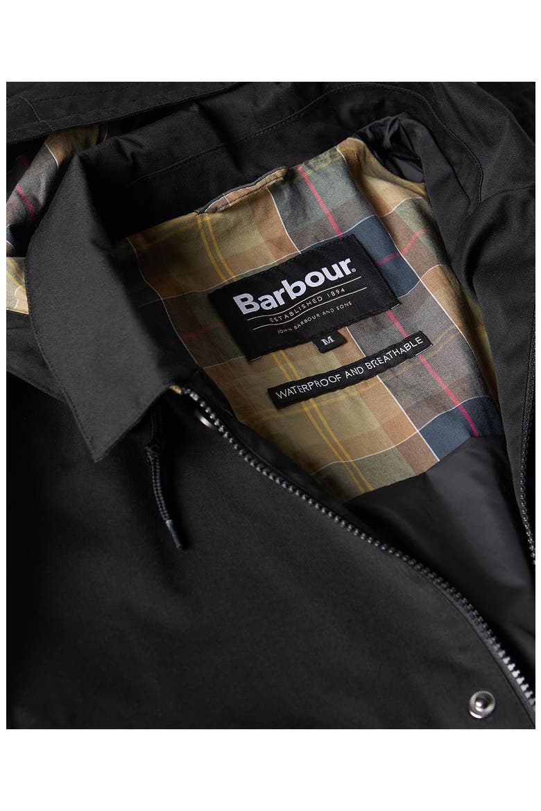 Lorig Waterproof Raincoat, Alternate, color, BLACK