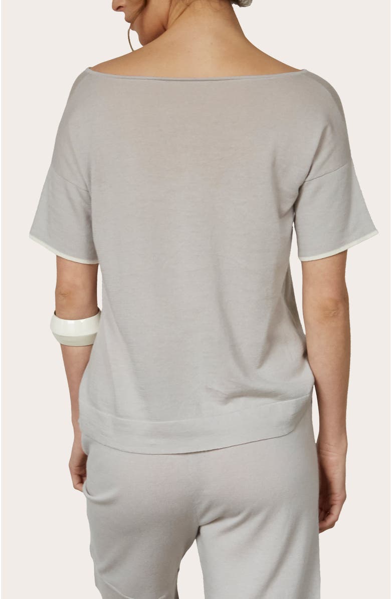 oyun Split Neck Tee, Alternate, color, Mist