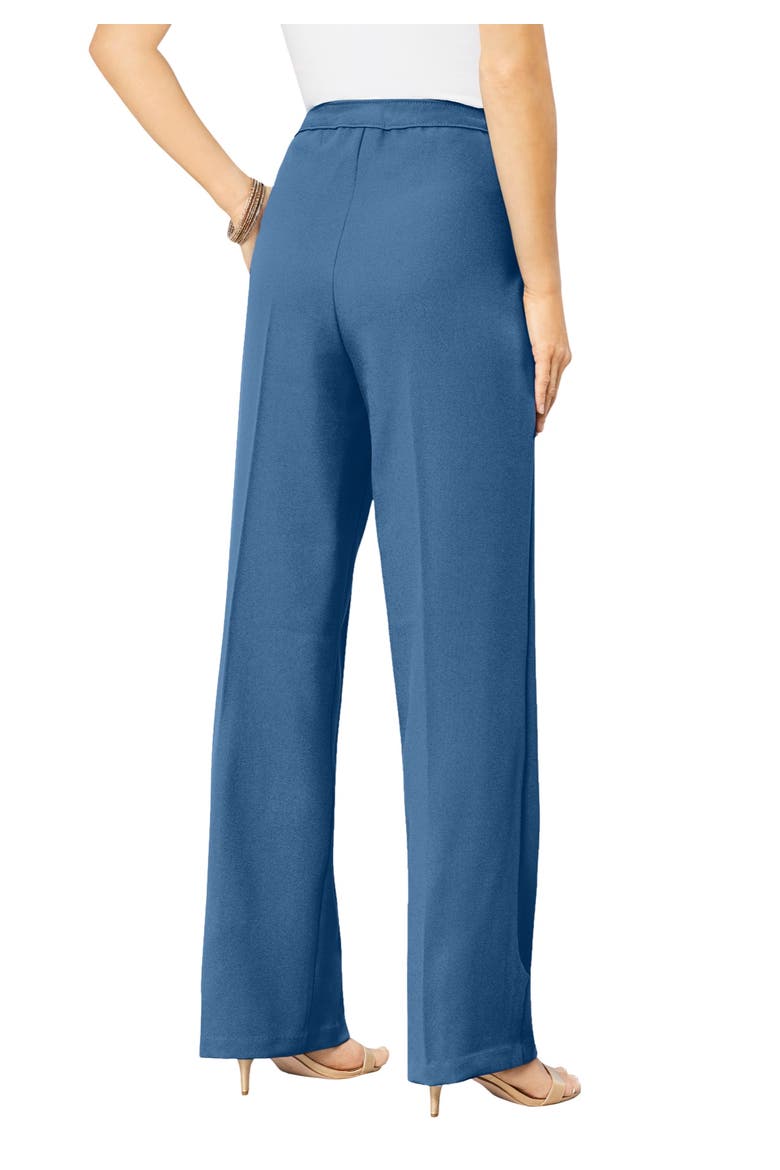 Plus Size Wide Leg Bend Over® Pant, Main, color, DUSTY INDIGO