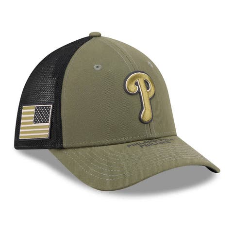 Men's New Era  Olive Philadelphia Phillies 2026 Armed Forces Day 39THIRTY M-Crown Flex Hat