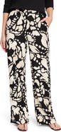 NIC+ZOE Evening Petal Wide Leg Linen Blend Pants
