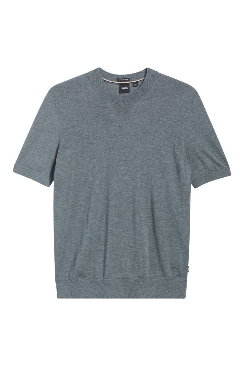 Umauro Wool Knit T-Shirt, Alternate, color, MEDIUM GREY