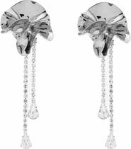 Sterling King Sylvia Crystal Drop Earrings