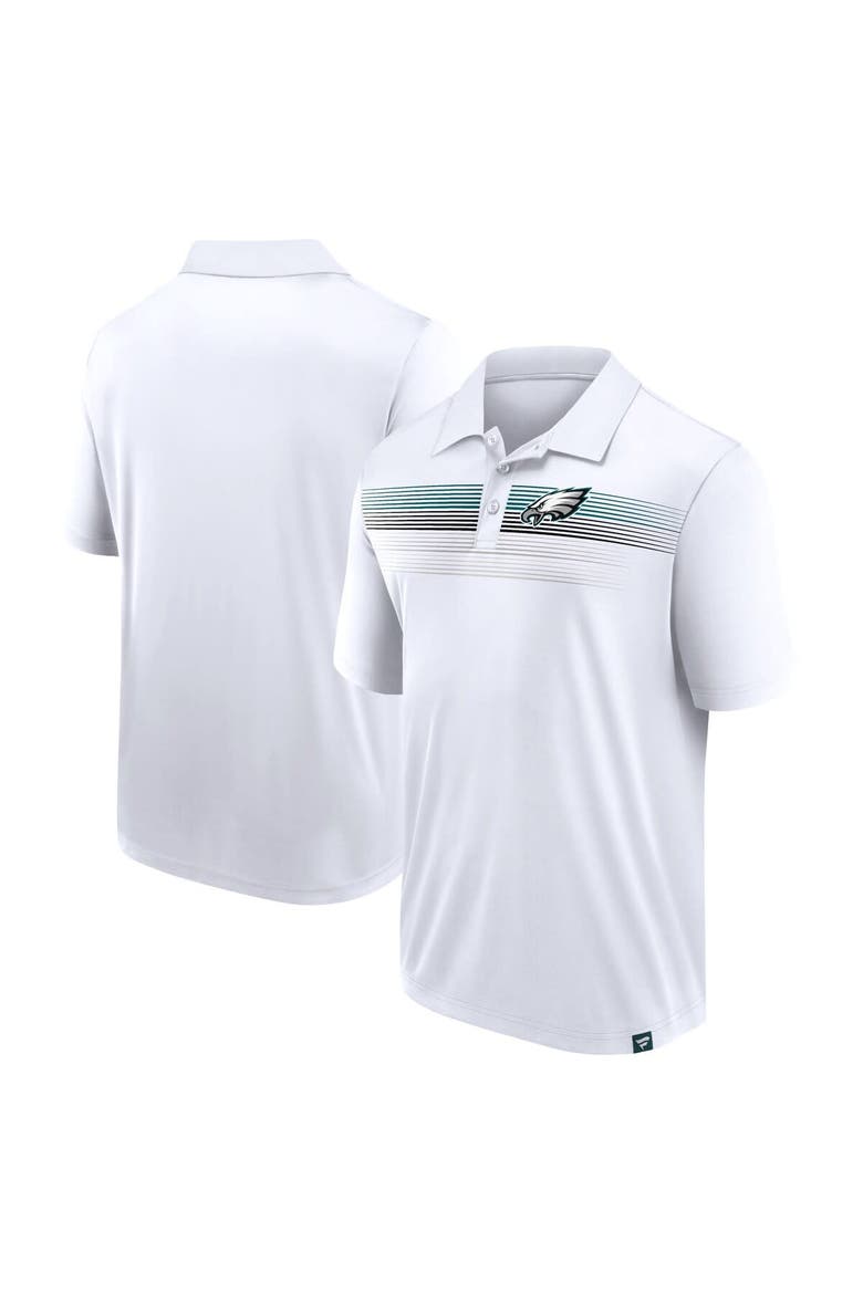 Men's Fanatics Branded White Philadelphia Eagles Victory For Us Interlock Polo, Main, color, White