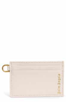 Monogram Embossed Leather Card Case