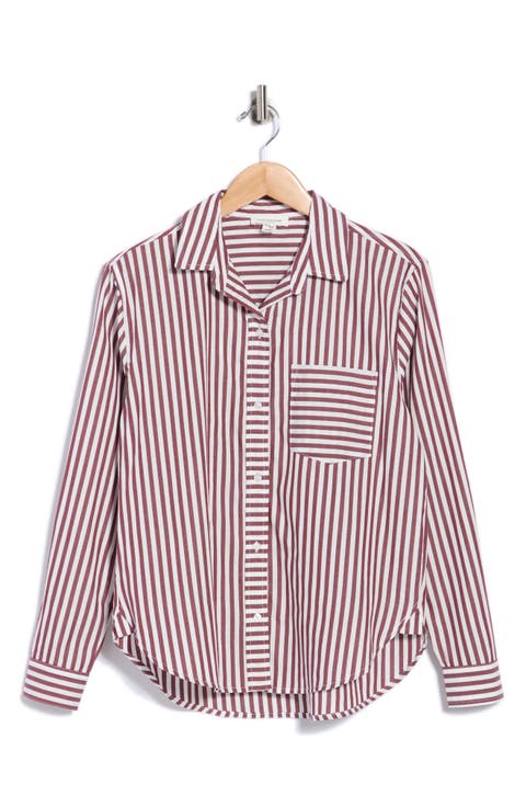 Carson Stripe Button-Up Shirt