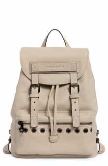 Longchamp 3D Small Grommet Stud Leather Backpack