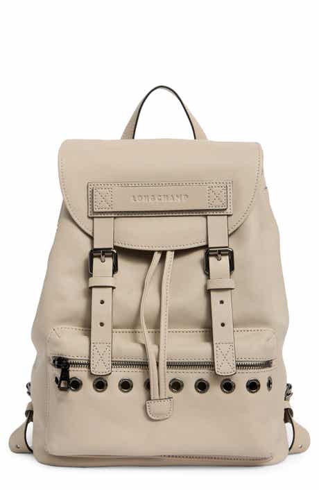 Longchamp 3D Small Grommet Stud Leather Backpack