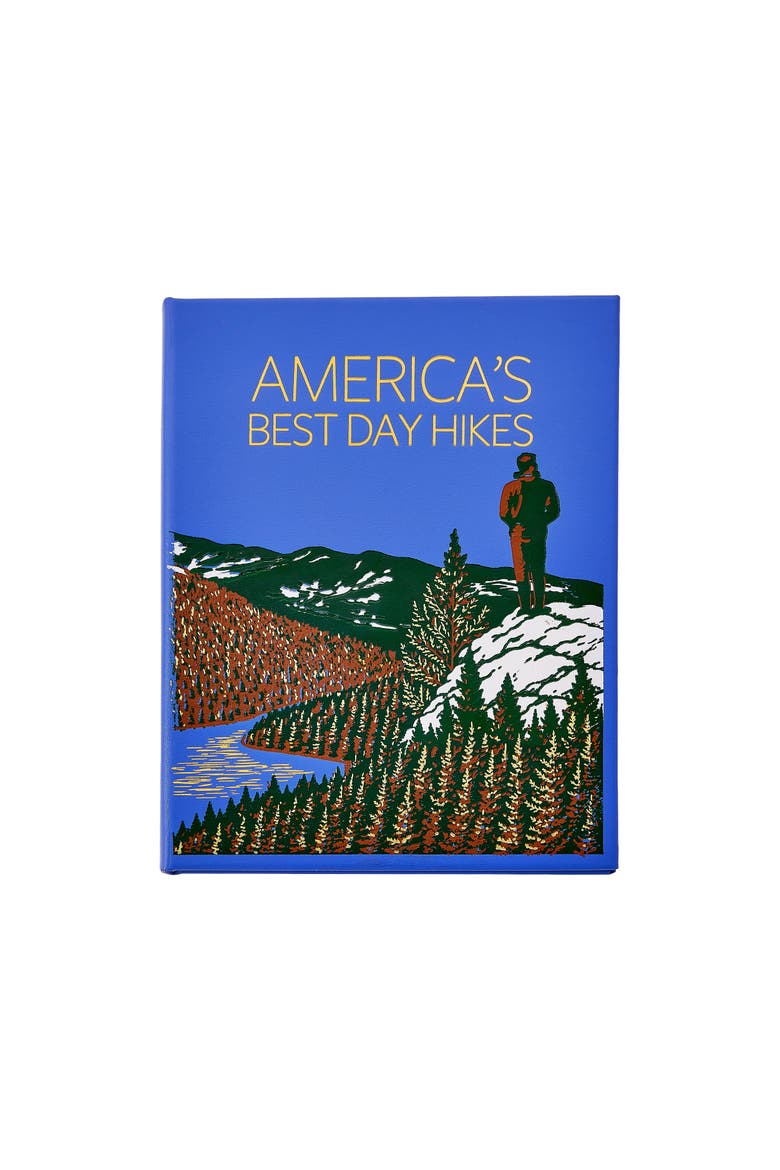 America's Best Day Hikes Spectacular Single-Day Hikes Across the States Leather Edition, Alternate, color, Blue