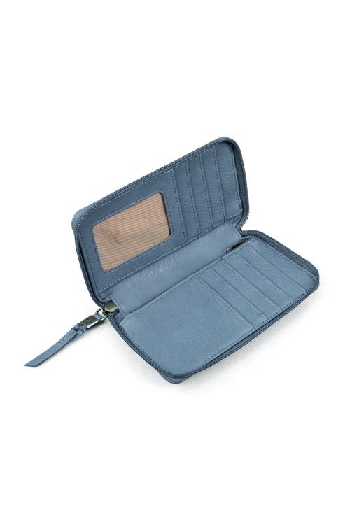 The Sak Silverlake N/s Smartphone Crossbody In Maritime Wave Emboss