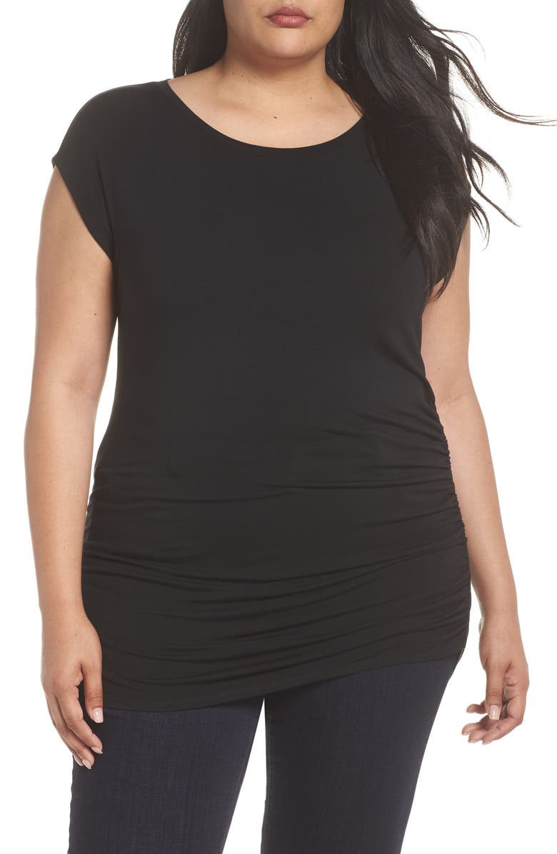 Sejour Gathered Side Seam Tunic, Main, color,