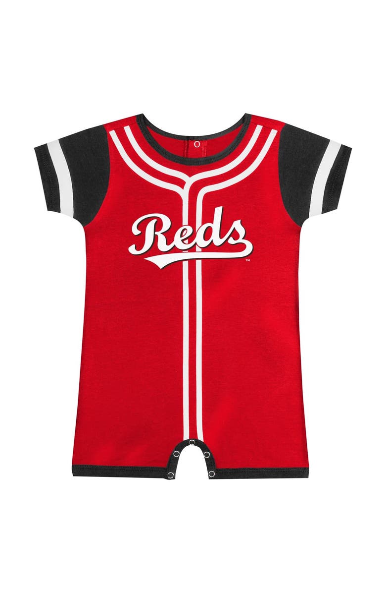 Outerstuff Infant Red Cincinnati Reds Fast Pitch Romper, Alternate, color,
