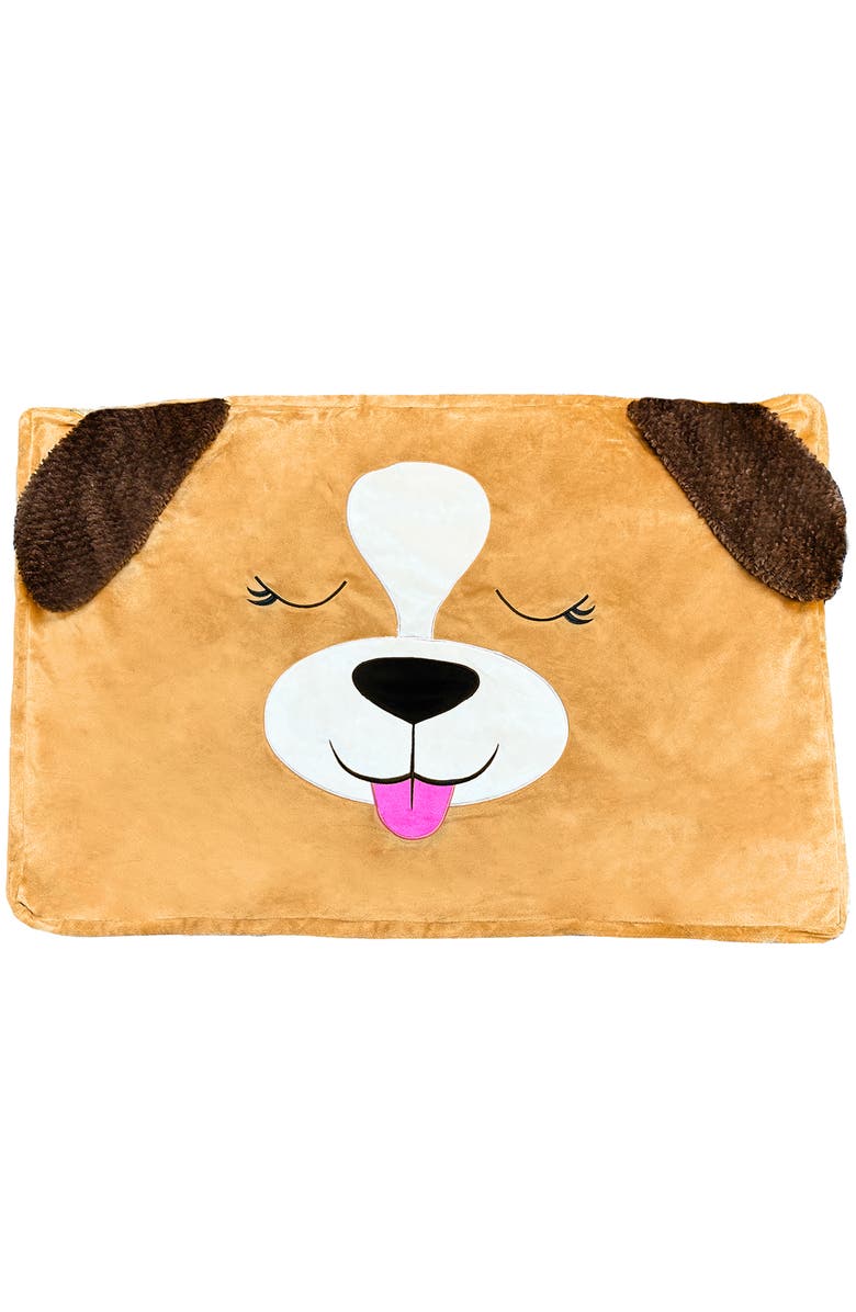 Happy Nappers Biscuit The Beige Dog, Medium, 30x20 Inch Bed Case, Main, color, Beige