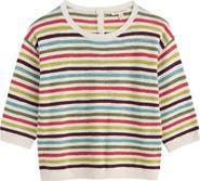 Seasalt Cornwall Knavock Stripe Organic Cotton & Linen Sweater