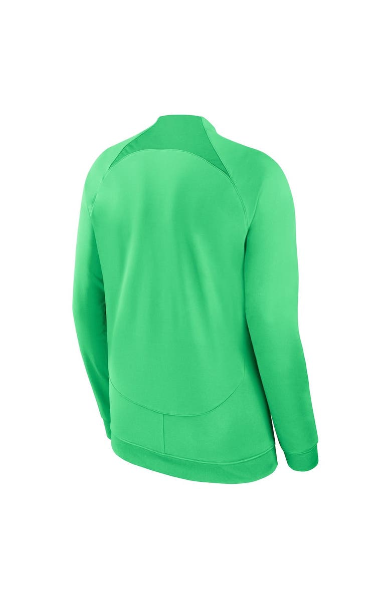 Nike Men's Nike Green Brazil National Team 2022 Academy Pro Anthem Performance Raglan Full-Zip Jacket, Alternate, color, 