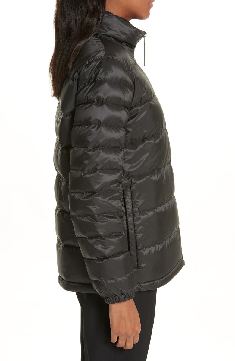 Burberry Smethwick Archive Logo Quilted Down Puffer Coat, Alternate, color,