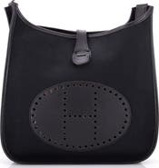 Pre-Owned Hermes Evelyne Bag Gen I Toile and Leather GM