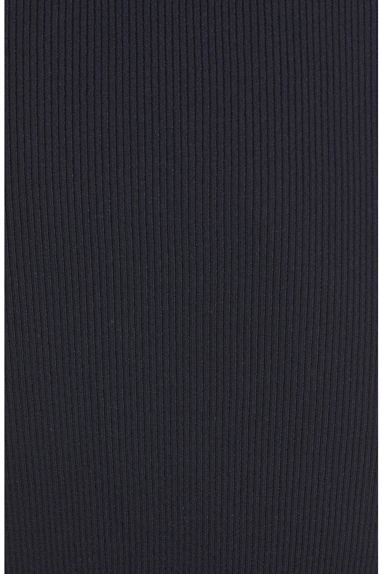 Rib Cutout Tie Detail Silk Sweater, Alternate, color, NAVY