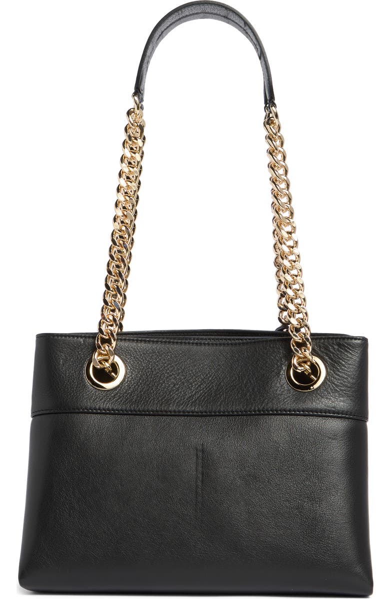 VALENTINO BY MARIO VALENTINO Kalo Signature Leather Tote Bag, Alternate, color, Black