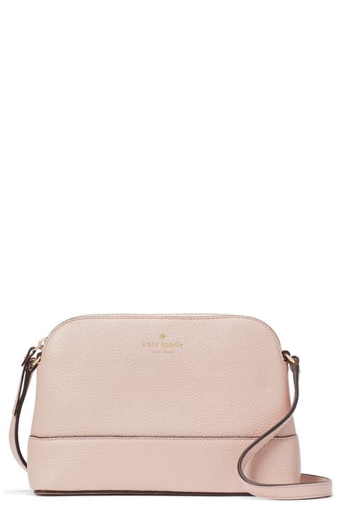 southport ave hannah leather crossbody bag