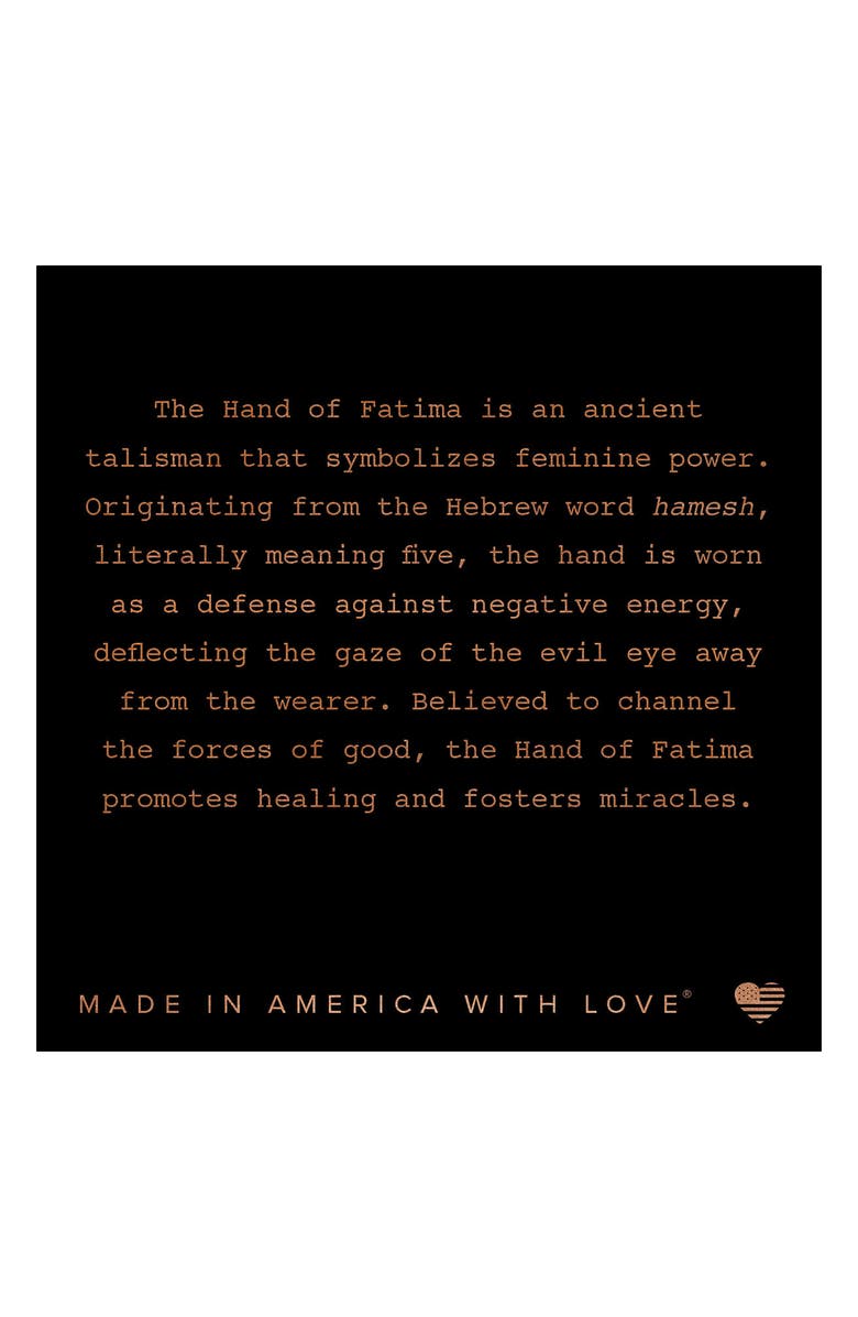 Alex and Ani Hand of Fatima Adjustable Wire Bangle, Alternate, color, 