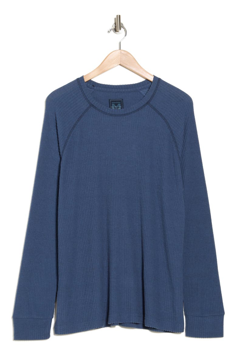 Raglan Sleeve Pajama T-Shirt, Alternate, color, BLUE