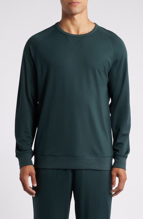 Long Sleeve Rayon Blend Lounge T-Shirt