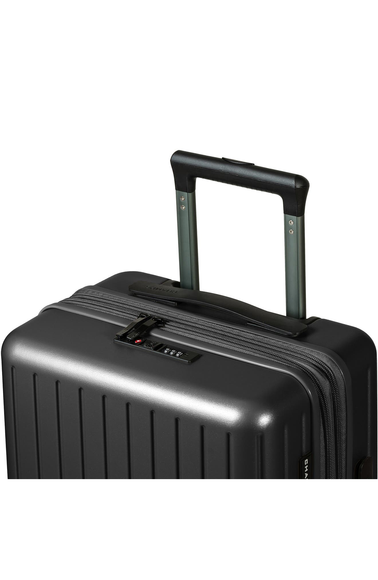 CHAMPS Fresh II 3-Piece Wheeled Luggage Set, Alternate, color, Black