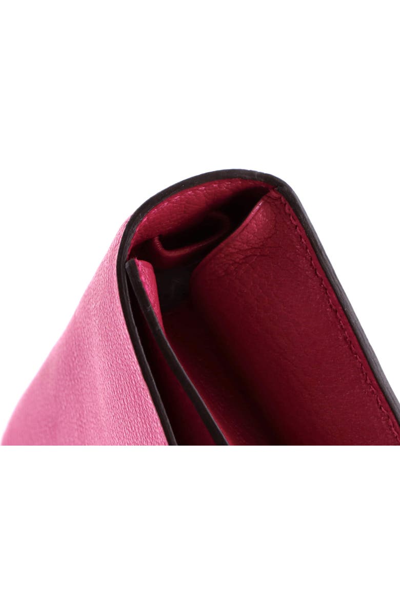 Pre-Owned Hermes Clic Wallet on Strap Chevre Mysore 16, Alternate, color, Rose Pourpre