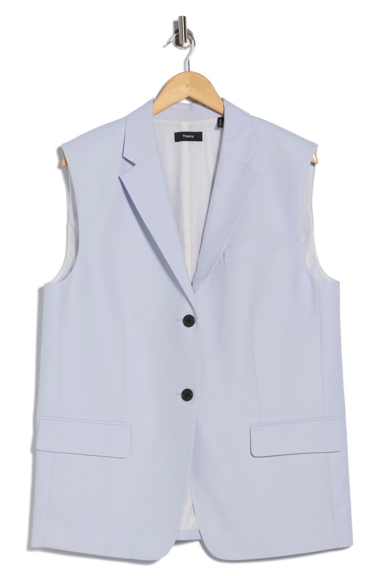 Cotton Vest, Main, color, HYDRANGEA