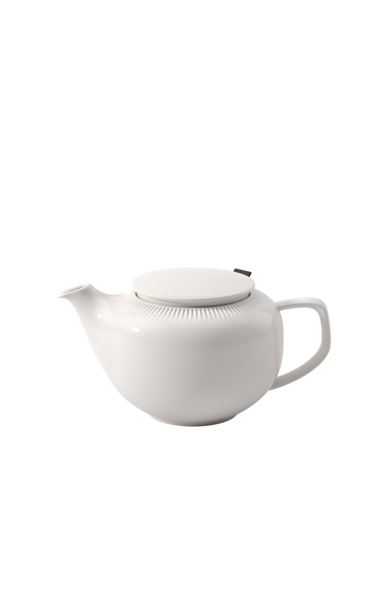 Villeroy & Boch Afina Teapot with Filter, Main, color, White