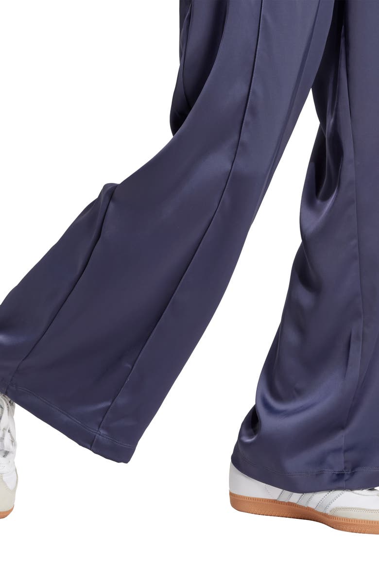 adidas Originals Wide Leg Satin Track Pants, Alternate, color,