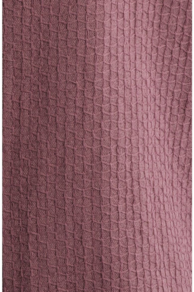 Textured Short Sleeve Cotton Button-Up Shirt, Alternate, color, ROSE