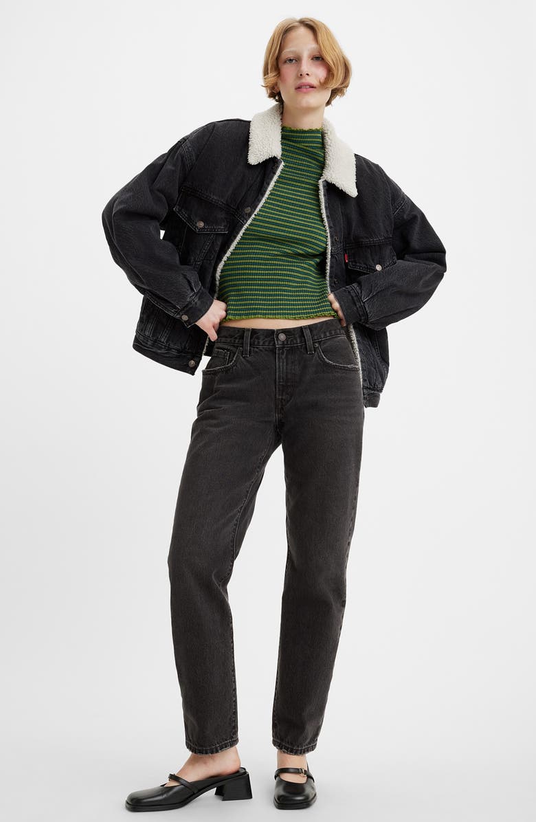 Levi's<sup>®</sup> Middy Mid Rise Straight Leg Jeans, Alternate, color,