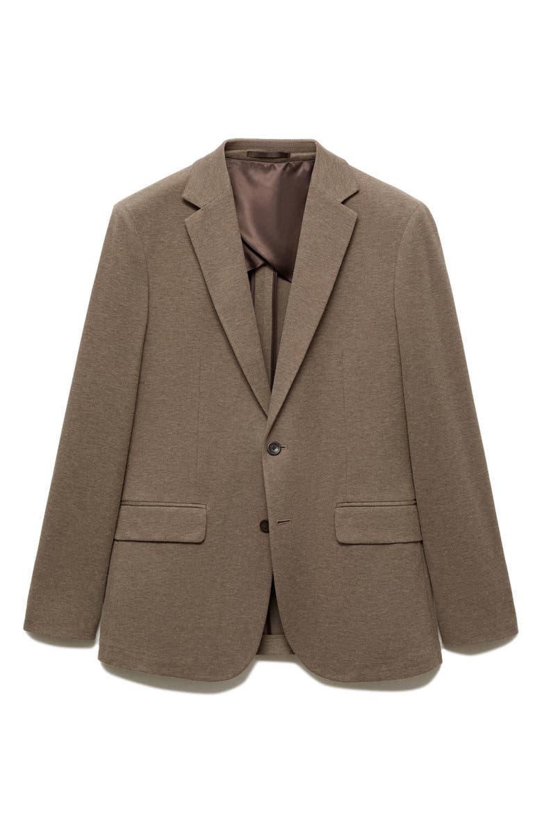 MANGO Slim Fit Textured Cotton Blend Sport Coat, Alternate, color,